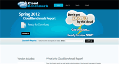 Desktop Screenshot of cloudbenchmark.biz